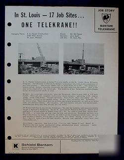 Bantam 450 telekrane job story brochure