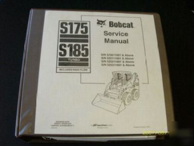 Bobcat S175 S185 skidsteer loader service manual 2