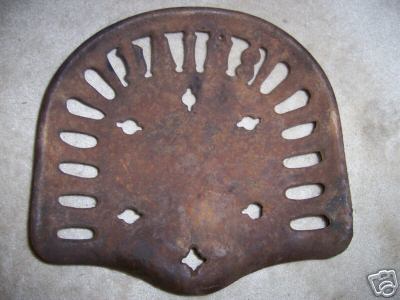 Dains cast iron tractor implement seat ~nice~