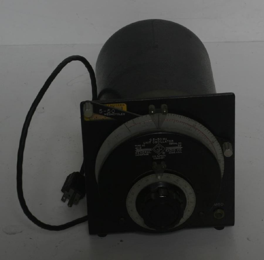 General radio 1211-b 05-50 mc unit oscillator