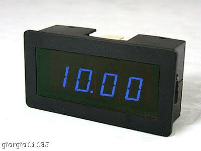 New brand 3Â½ blue led digital volt panel meter dc 0-20V