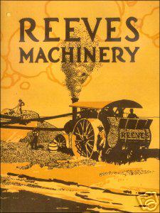 New reprint 1920S reeves steam traction engine catalog