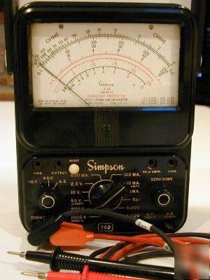 Simpson 260 series 5P meter milliammeter