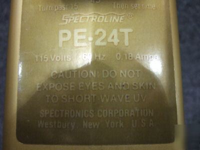 Spectroline pe-24T eprom erasing ultraviolet lamp