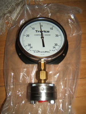 Trerice compound gauge with diaphram seal