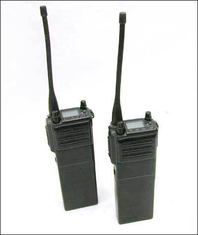 2 kenwood tk-340D uhf fm transceiver handset radios