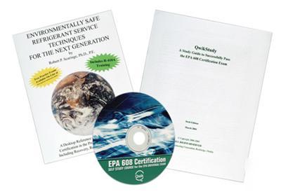 New epa section 608 study course on cd-rom in package