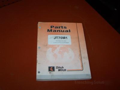 053-074 ditch witch JT70M1 parts manual