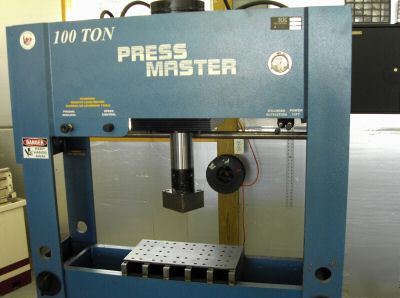 100 ton pressmaster h - frame hydraulic press 240 volt 