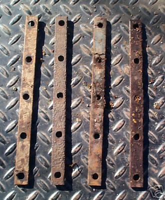 4 radiator straps: john deere b: great condition