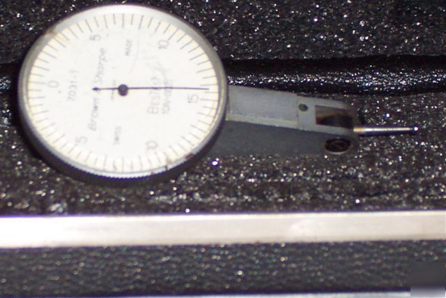Brown & sharpe bestest dial indicator 7031-1 .0005CASE