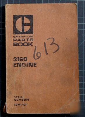 Cat caterpillar 3160 engine parts manual book catalog