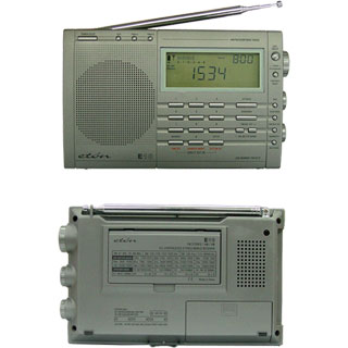 Eton E10 am/fm shortwave radio & built-in digital clock