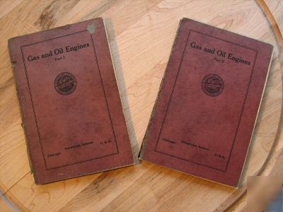 Gas and oil engines books part i and ii