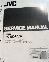 Jvc rc-S10R/jw 3-band radio service manual