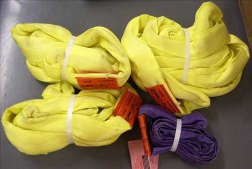 Lot of 4 liftall lifting & moving slings assorted sizes