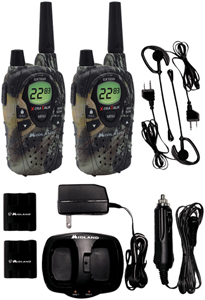 Midl& GXT650VP4 18MILE gmrs radios & charger & headsets