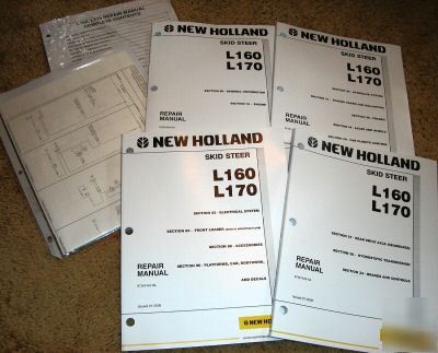 New holland L160 & L170 skid loader repair manual