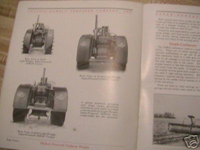 Rumely oil pull tractor book-1928 super powered
