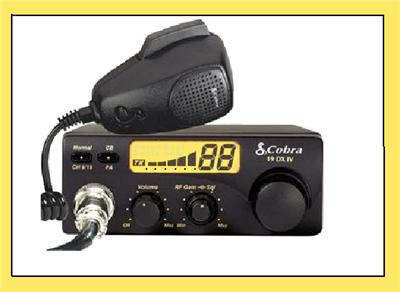 Cobra 19 dx iv 40-channel compact cb radio 