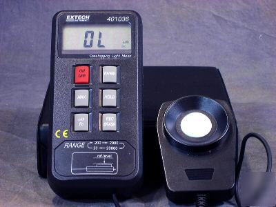 Extech 401036 light/lux meter datalogger & pc interface