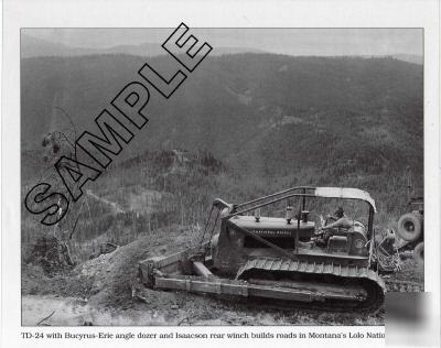 International td-24 be angledozer c.1948 print, montana