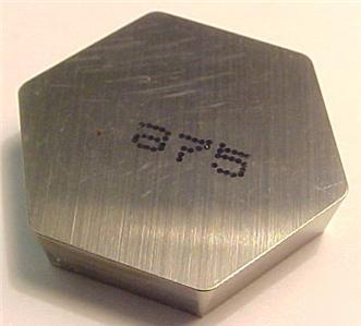 Lot of 10 seco carbide inserts hpc-633 / 875 hexagon