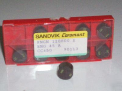 New sandvik ceramic inserts rngn 120800E rng 45A CC650