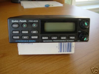 Radio shack pro-2038 scanner
