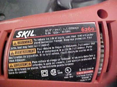 Skil 5.0AMP corded drill model 6260 