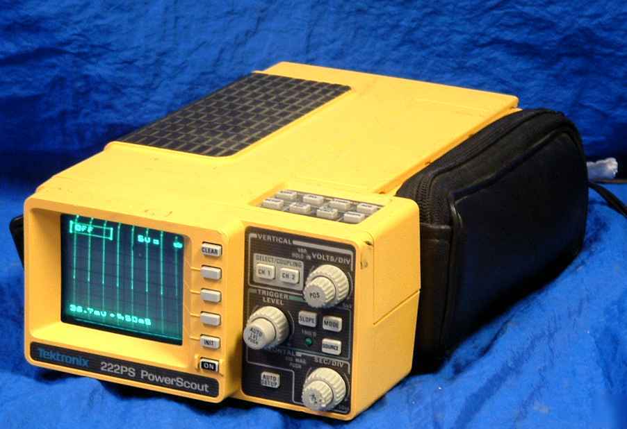 Tek tektronix 222PS portable 10MHZ oscilloscope