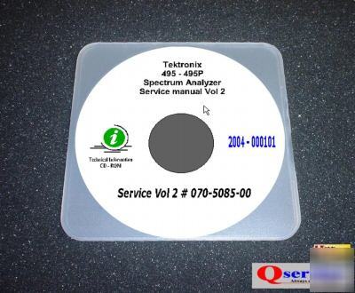 Tektronix tek 495 / 495P service manual vol 2 cd