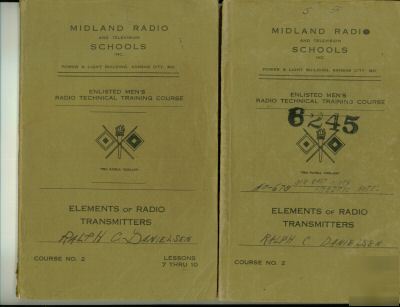 WW11 elements of radio transmitters 1942