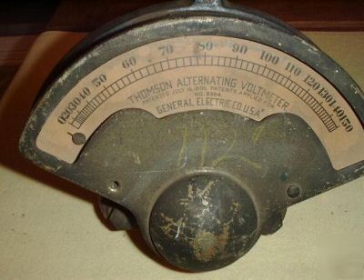 Antique 1895 thomson alternating voltmeter (brass ?)