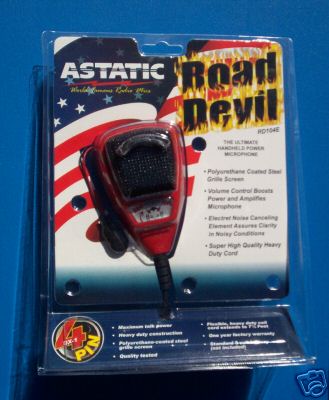 Astatic road devil cb radio microphone RD104E