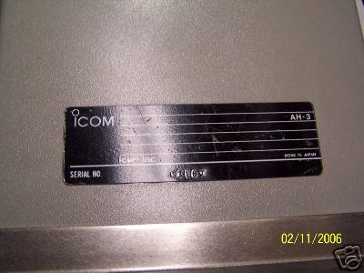 Icom ic-728 hf ham radio with ah-3 auto ant. coupler