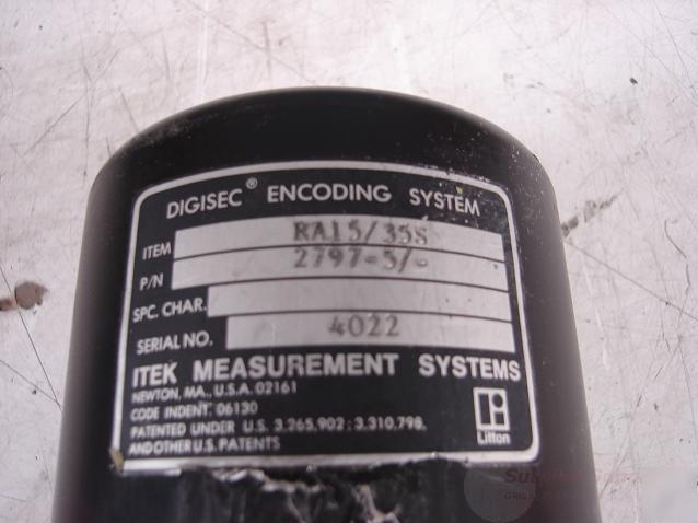 Itek measurement systems RA15/35S digisec encoder