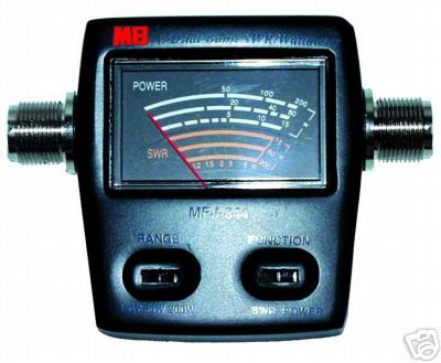 Mfj 844 compact dual band 144/440 swr/wattmeter 