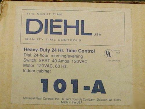 New 2 24-hour timers 101-a heavy duty time controllers