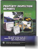 Residential property inspection reports cd-rom