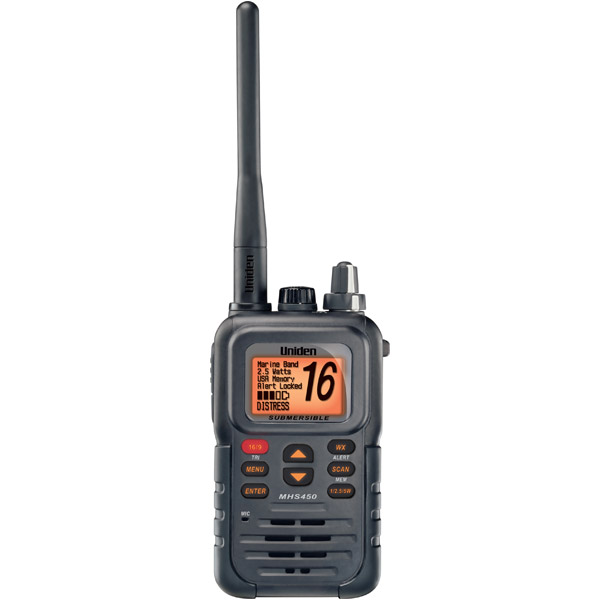Uniden marine vhf handheld radio mhs-450