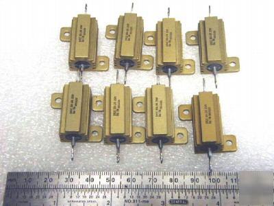 5.0 ohm 1% @ 25 w dale power resistor s (8 pcs)