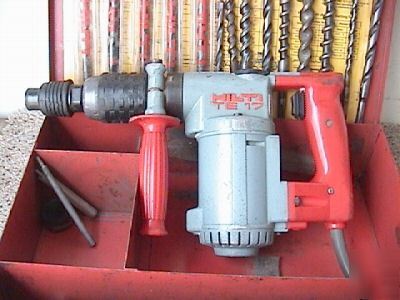 Hilti TE17 te 17 rotary hammer drill w/bits no/res