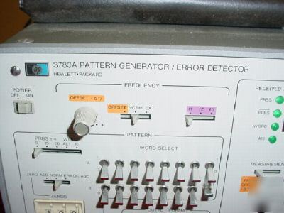Hp 3780A pattern generator/error detector
