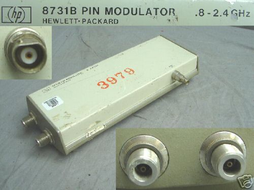Hp 8731B pin modulator, freq .8-2.4GHZ