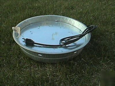 New no freeze tank heater base heated pan dairy cattle