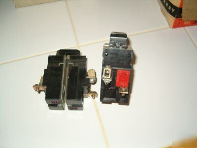 Used pushmatic 50 amp two pole bolt on breaker