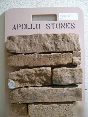  artificial stone ledge stone red - flat