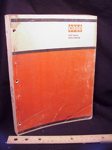 1969 case 970 agri-king tractor parts manual book orig 