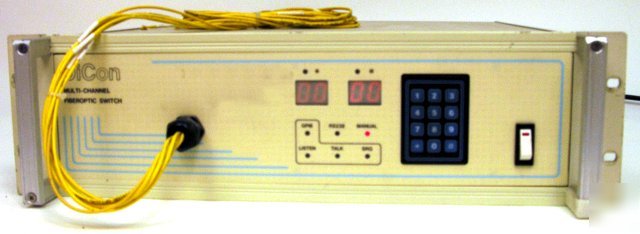 Dicon gp-3-4-1-p-l-15G multi-channel fiberoptic switch